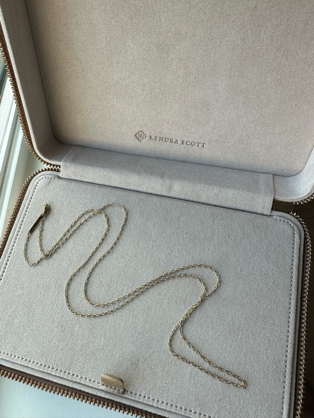 Kendra Scott Demi Fine Gold Vermeil 18k 30in Chain Necklace